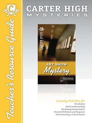 cover image of Art Show Mystery Teacher's Resource Guide